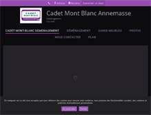 Tablet Screenshot of cadetdemenagement.com